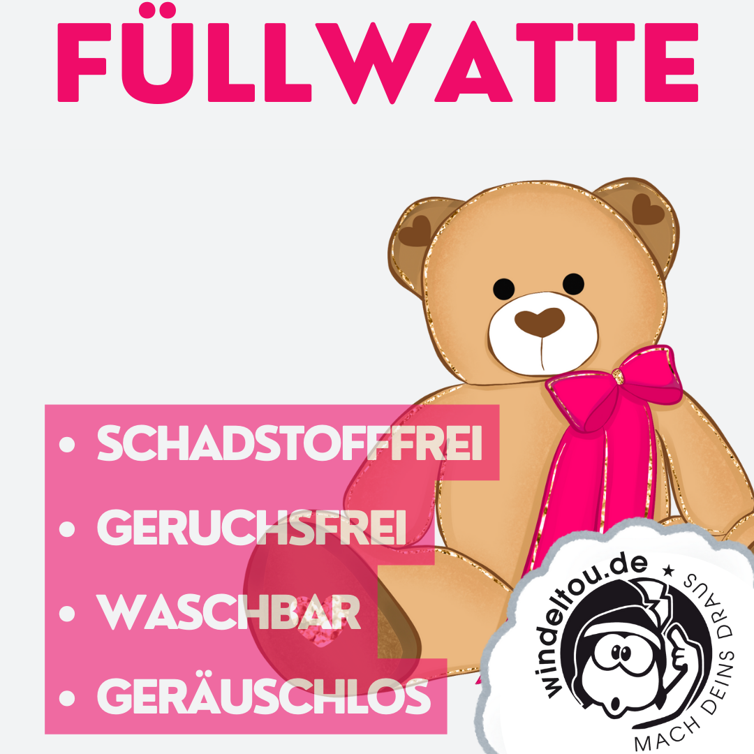 Füllwatte: Hochwertiges Füllmaterial für Schultütenkissen, Plüschtiere, Kissen und Decken