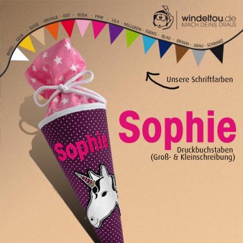 Glitzereinhorn für Sophie